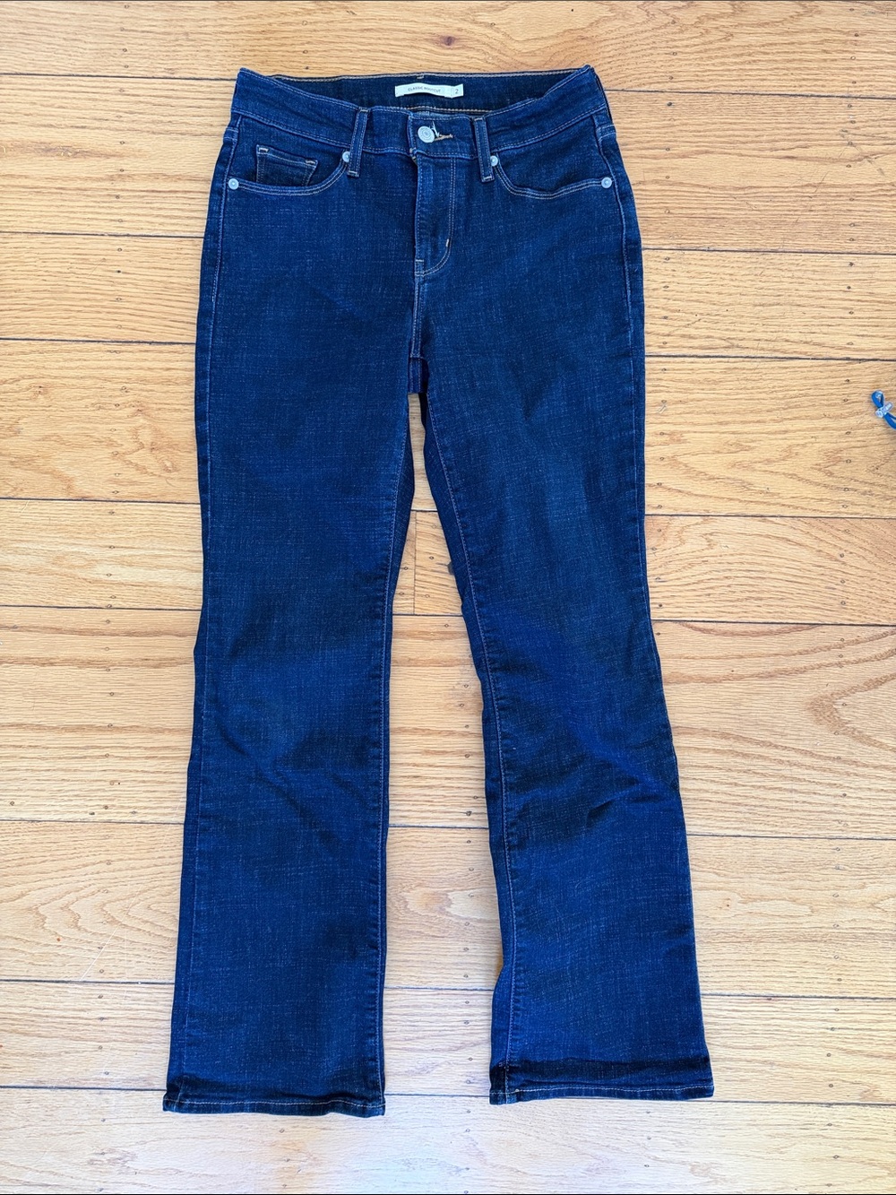 Levi's Women's Dark Indigo Boot-Cut Jeans